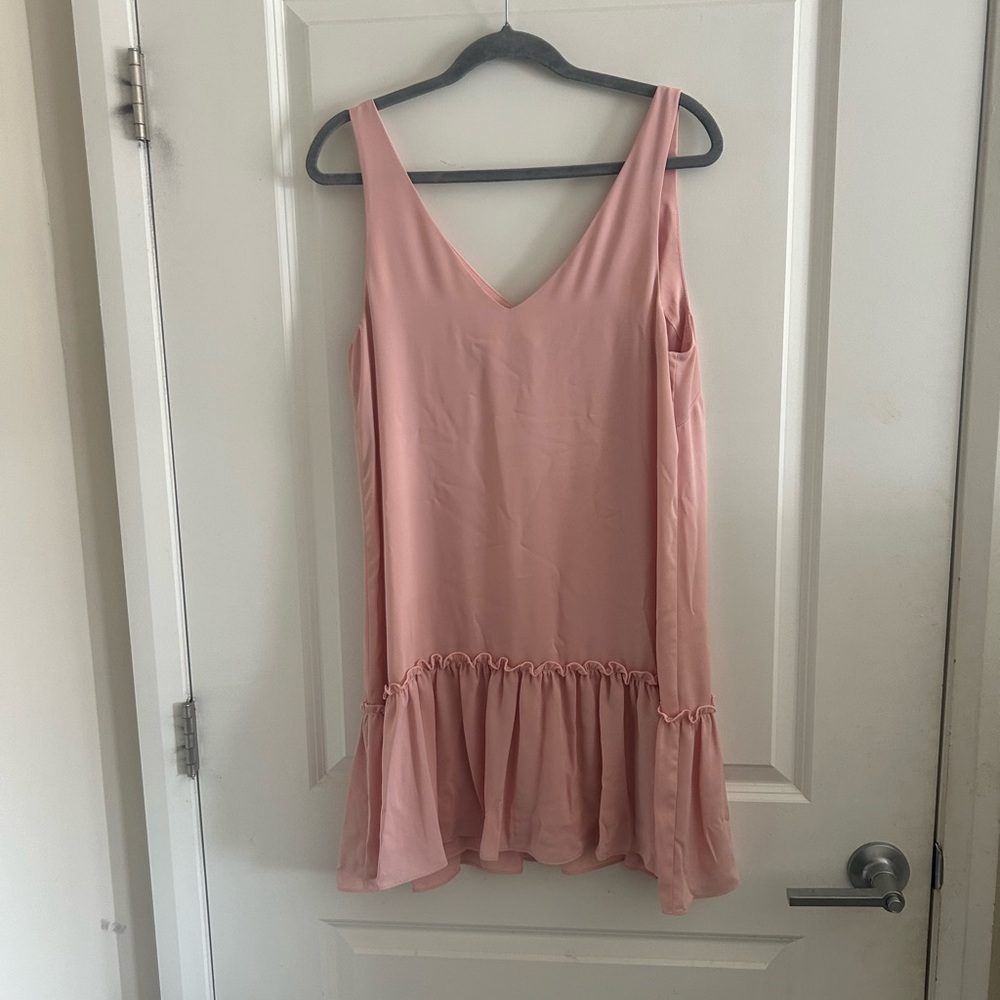 Amanda Uprichard Soft Pink Chiffon Blouse - Picture 5 of 8